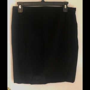 Black pencil skirt